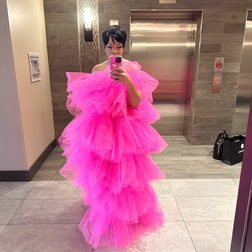 SOLD!!! Barbie Pink Ruffle Dress